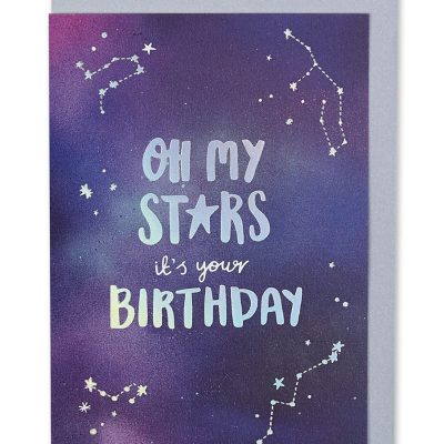 Oh My Stars Its Your Birthday Foiled Card
