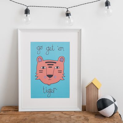 Go Get ‘Em Tiger Print