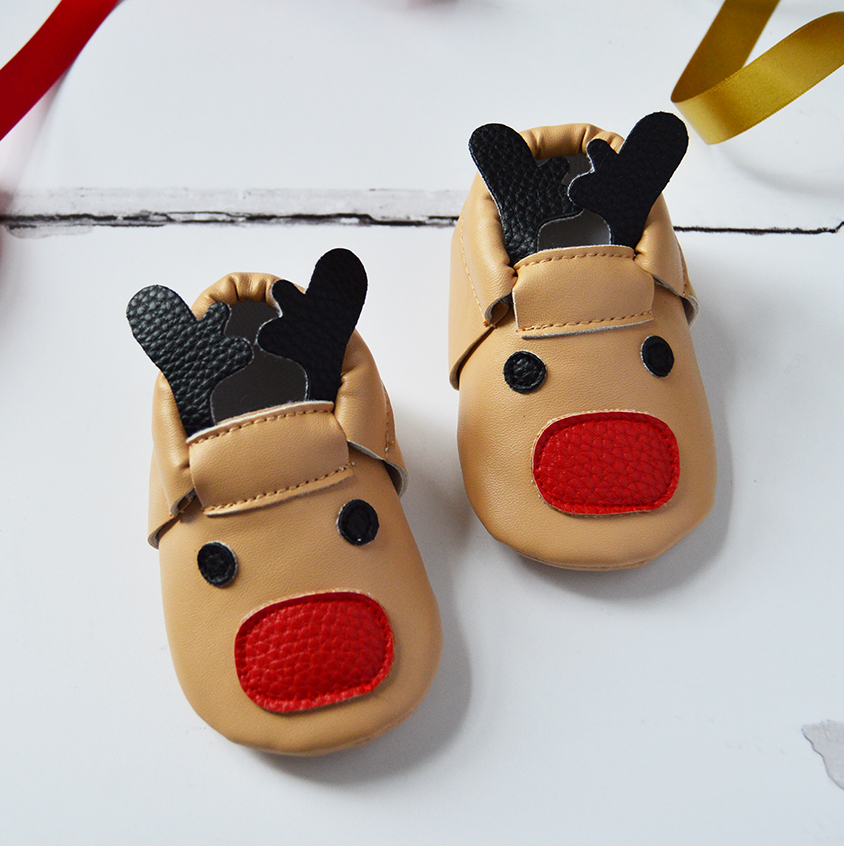 Baby’s First Christmas Reindeer Shoes