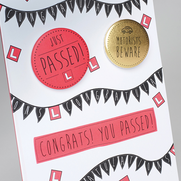 Congrats You’ve Passed Badge Card