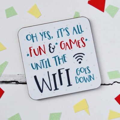 It’s all Fun & Games until the WiFi goes down coaster