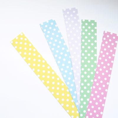 Pastel Polka Dot Paper Chain Kit
