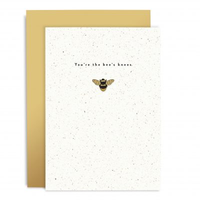 The Bee's Knees Enamel Pin Card