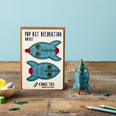 Rocket Pop Out Card