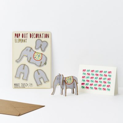 Elephant Pop Out Card