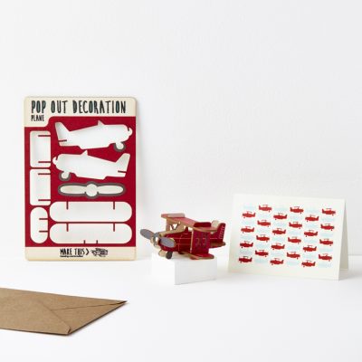 Plane Pop Out Card