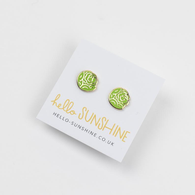 brussel sprout earrings 1