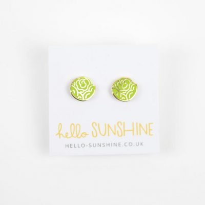brussel sprout earrings