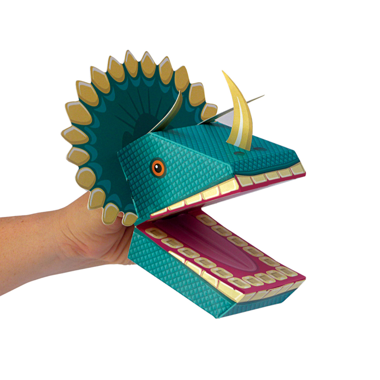 create your own dinosaur puppets 5