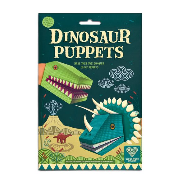 create your own dinosaur puppets