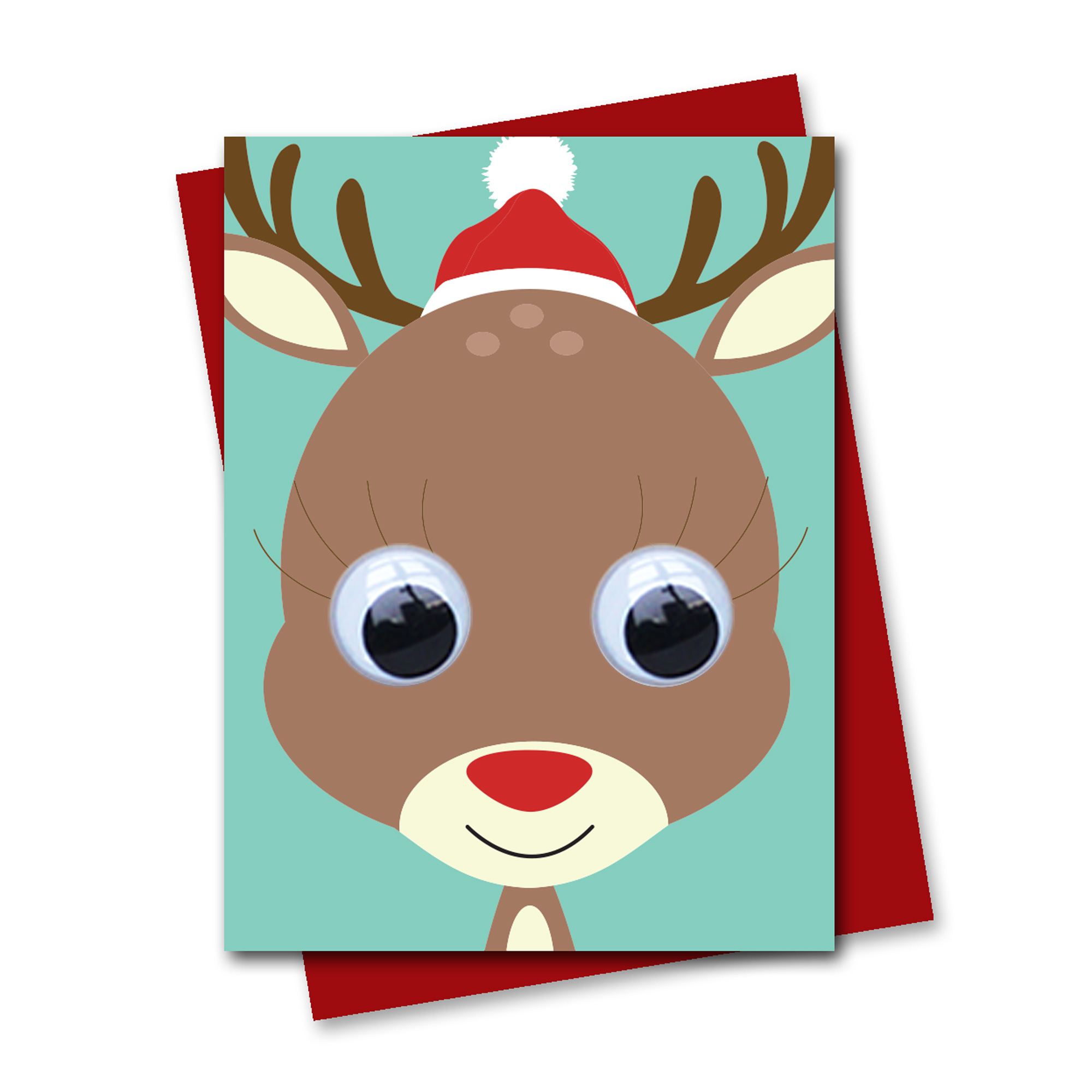 504-Rudolph-Reindeer-Christmas-Card-by-Stripey-Cats