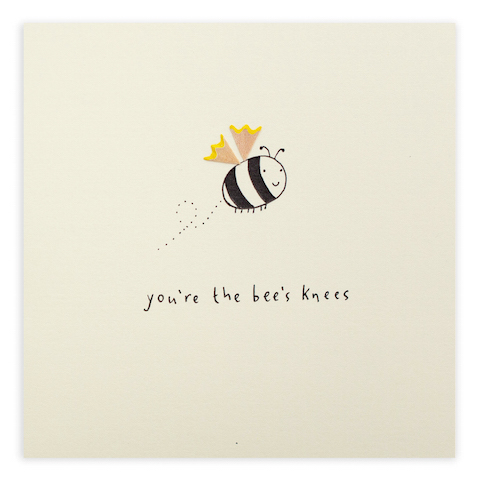 bees knees card