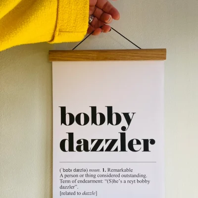 Bobby Dazzler A4 Unframed Print