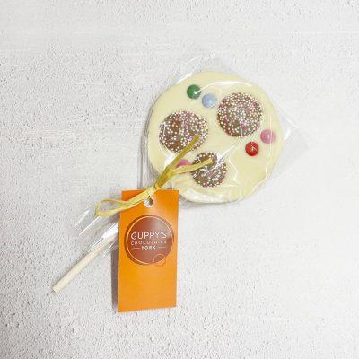 White Chocolate Spot Lolly