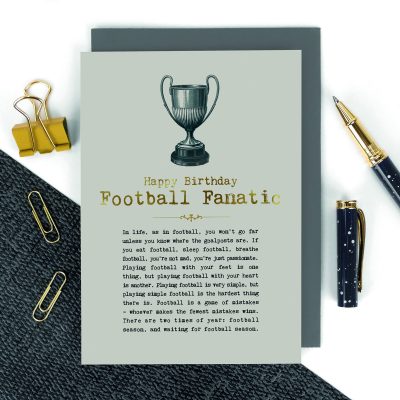 GC1408 – VINTAGE WORDS Football – Coulson Macleod Greeting Card
