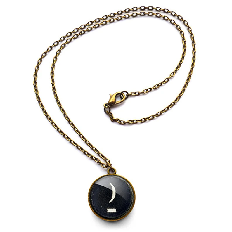 crescent moon typewriter key 1