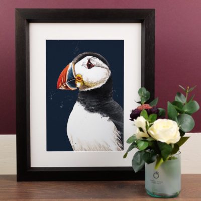 PRINT_Floor_Red_Square_Puffin