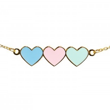 trio of hearts bracelet