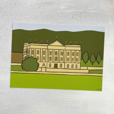 Chatsworth House A4 Unframed Print