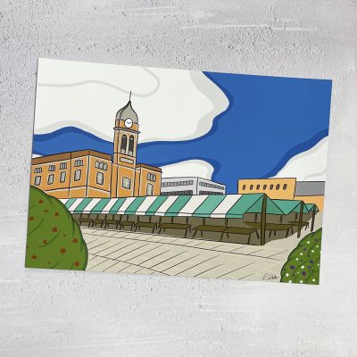 Chesterfield Market A4 Unframed Print