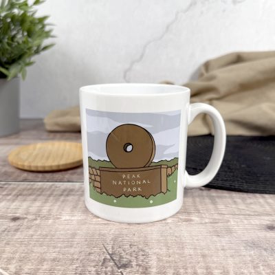 The Peak District Millstone In Derbyshire Mug