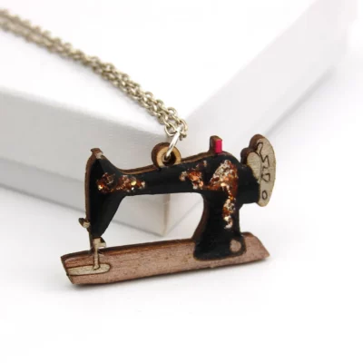 sewing machine necklace