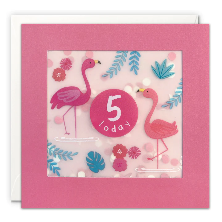 Age 5 Flamingos