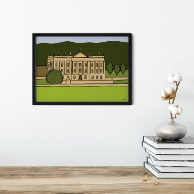 Chatsworth House A3 Unframed Print