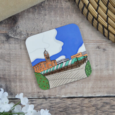 The Market Place In Chesterfield Coaster