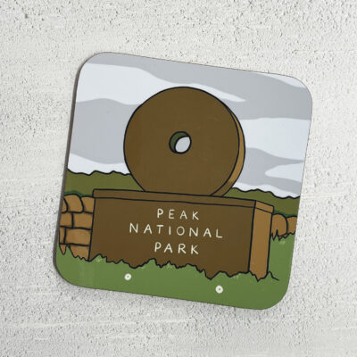 The Peak District Millstone In Derbyshire Coaster