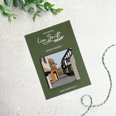 The Shambles In Chesterfield Fridge Magnet