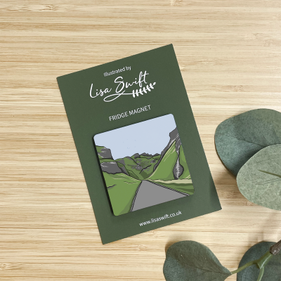 Winnats Pass Fridge Magnet
