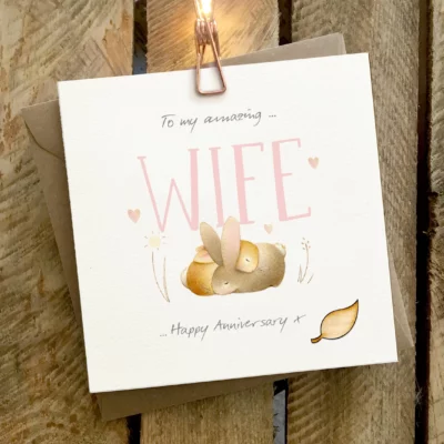 Amazing Wife Anniversary Card