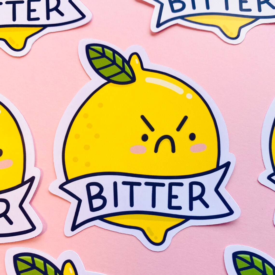 bitter lemon sticker