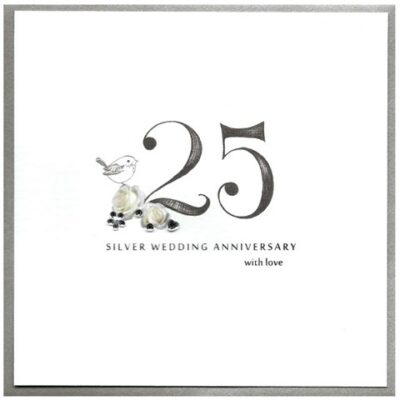 Happy 25th Anniversary Card