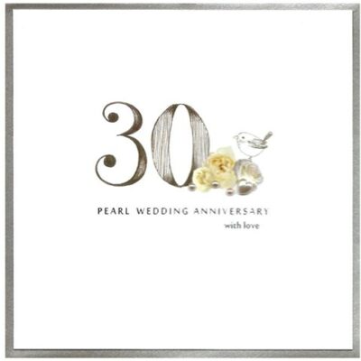 Happy 30th Anniversary Card