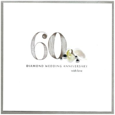 Happy 60th Anniversary Card