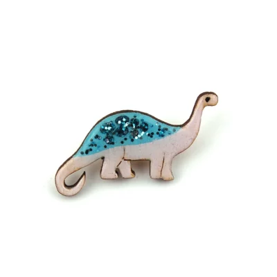 diplodocus purple blue pin