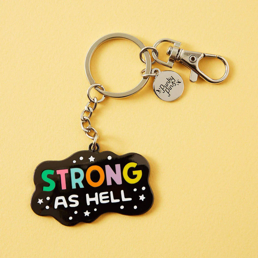 strong as hell keyring