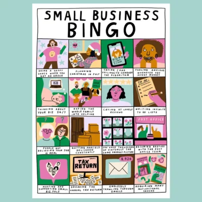 postcard small bingo