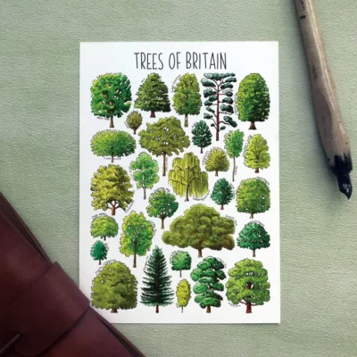 postcard trees
