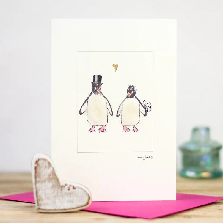 penguin wedding