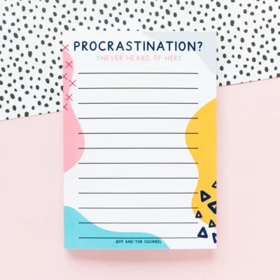 procrastination pad