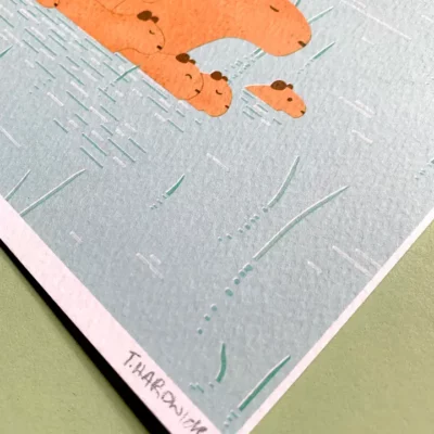 capybaras print 1