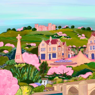 Matlock, Derbyshire A4 Unframed Print