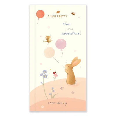Woodland Animals Slim Diary 2027